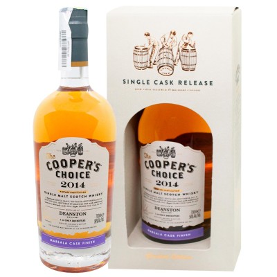 Віскі односолодовий The Vintage Malt Whisky Cooper's Choice Deanston 2014 Marsala Cask Finish 0,7 л