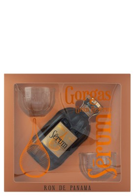 Ром Serum Gorgas Gran Reserva с 2-ма склянками 0.7 л
