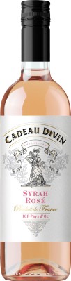 Вино Cadeau Divine Syrah IGP Pays d'Oc рожеве сухе 0.75 л