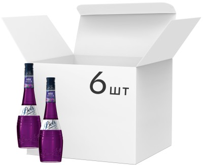 Упаковка лікерів Bols Parfait Amour 24% 0.7 л х 6 шт