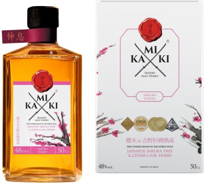Віскі Kamiki Sakura & Cedar 0.5 л 48% у подарунковій упаковці