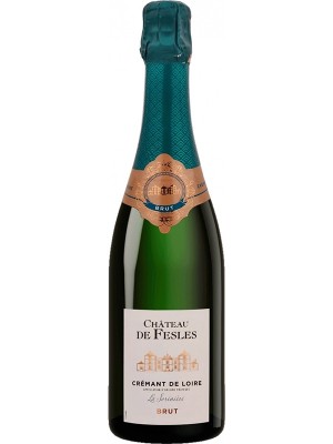 Ігристе вино Шато де Феслес, Креман де Луар / Chateau de Fesles, Cremant de Loire, біле брют 0.75л