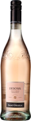 Вино напівігристе Sant'Orsola Pinot Grigio DOC Veneto Rose Frizzante рожеве сухе 0.75л 11.5%