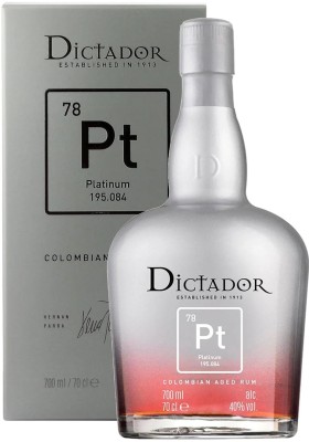 Ром Dictador Platinum 0.7 л 40% у подарунковій упаковці