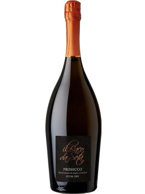 Ігристе вино Іль Бако да Сета, Просеко Спуманте / Il Baco da Seta, Prosecco Spumante, біле екстра сухе 1.5л