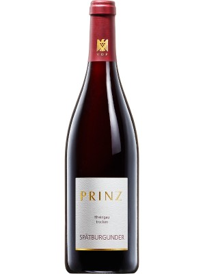 Вино Райнгау Трокен, Шпетбургундер / Rheingau Trocken, Spatburgunder, Weingut Prinz, червоне сухе 0.75л