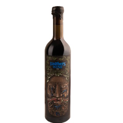 Вино сухе червоне Father's Wine Лице Мерло 0,75 л