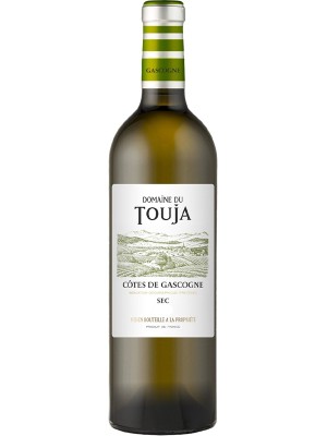 Вино Домейн дю Тужа, Кот де Гасконь / Domaine du Touja, Cotes de Gascogne, біле сухе 0.75л