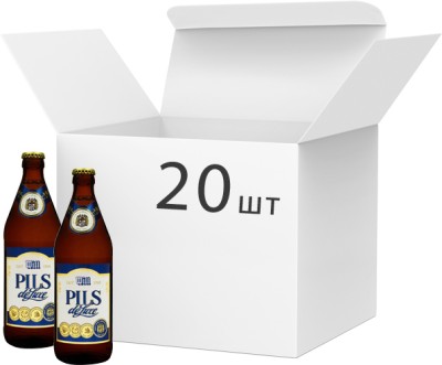 Упаковка пива Will Brau Pils de Luxe світле відфільтроване 4.9% 0.5 л х 20 шт.