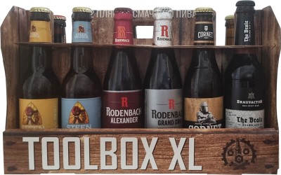 Пивний подарунковий набір TOOLBOX XL "Пивна палітра" - 12 шт. пива