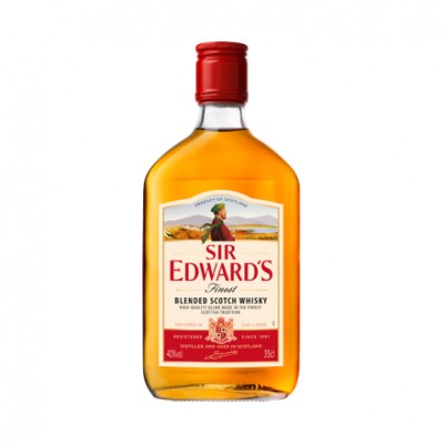 Віскі 0,35 л Sir Edward's шотландський купажований 40% об ск/пл Франція