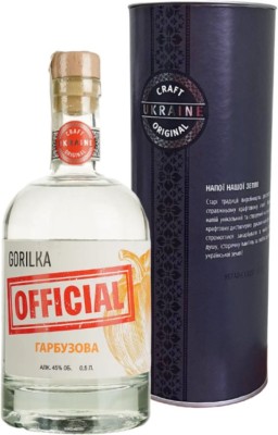 Дистилят Gorilka Official преміальний Гарбузовий 0.5 л 45% у подарунковій упаковці
