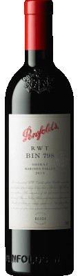 Вино Penfolds RWT Bin 798 Shiraz 2018 0.75л 14.5%