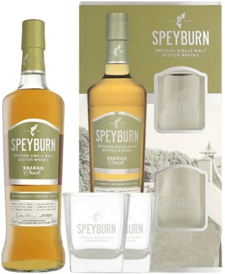 Віскі односолодові Speyburn Bradan Orach 0.7 л 40% у подарунковій упаковці + 2 склянки