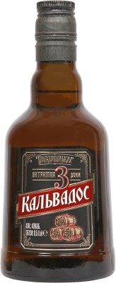 Cпиртний напій Прикарпатський Кальвадос 3 роки витримки Яблучний 0.5 л 40%
