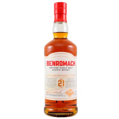 Віскі односолодовий Benromach 21 Y.O 0,7 л