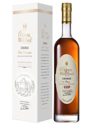 Коньяк Chateau de Montifaud V. S. О. Р. Fine Petite Champagne Jarnac 0,5 л 40% в тубусі