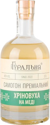 Самогон преміальний Біла Гуральня Хреновуха на меді 0.7 л 45%