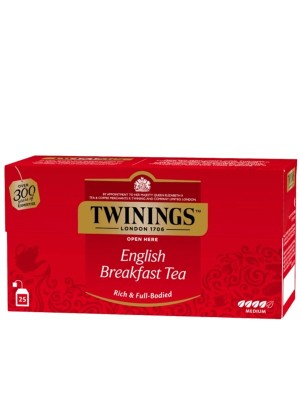 Чай чорний Англійський сніданок, Twinings, 25п. x 2г