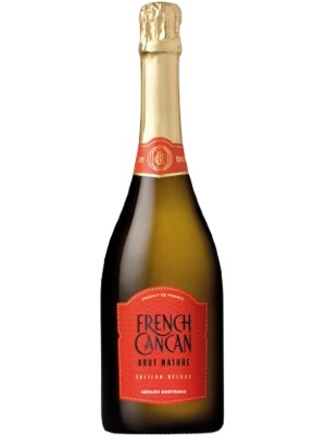 Ігристе вино Френч Канкан / French Cancan, Gerard Bertrand, біле брют натур 0.75л