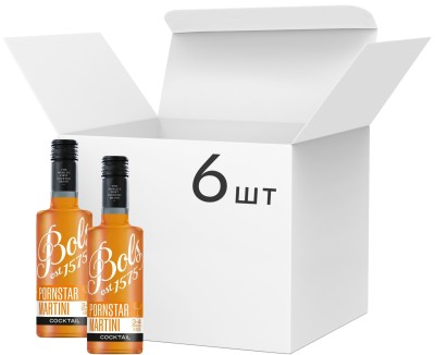 Упаковка коктейлів Bols Pornstar Martini 14.9% 0.375 л х 6 шт