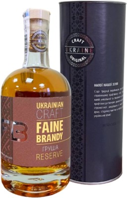 Спиртний напій грушевий Faine Brandy Reserve Груша 0.5 л 40% у подарунковій упаковці