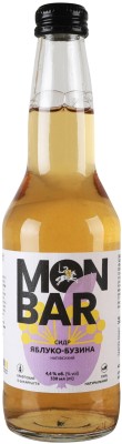 Сидр Monbar Яблуко-Бузина напівсухий 4.4% 0.33 л