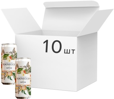 Набір сидрів Gardenz Персик 5% 0.33 л x 10 шт