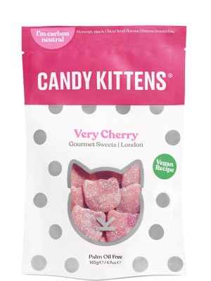 Желейні цукерки зі смаком вишні, Candy Kittens, 140г