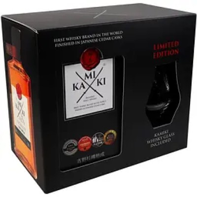 Уцінка. Віскі Kamiki Original Blend Malt Whiskey 48% 0.5 л + склянка
