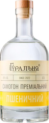 Самогон преміальний Біла Гуральня Пшеничний 0.7 л 45%