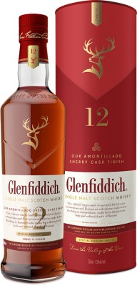 Віскі односолодовий Glenfiddich Sherry Cask 12 yo 0.7 л 43% у подарунковій упаковці