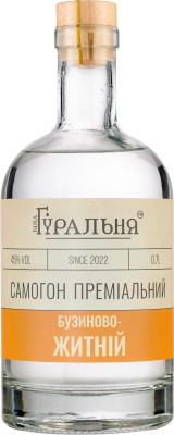 Самогон преміальний Біла Гуральня Бузиново-житній 0.7 л 45%