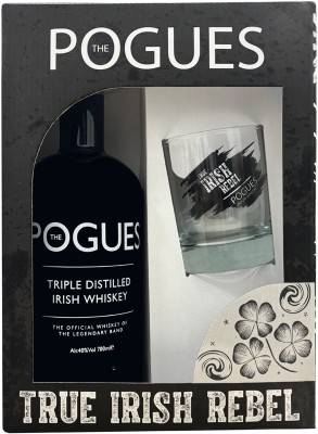 Набір Віскі The Pogues 0.7 л 40% + склянка 290 мл в подарунковій упаковці