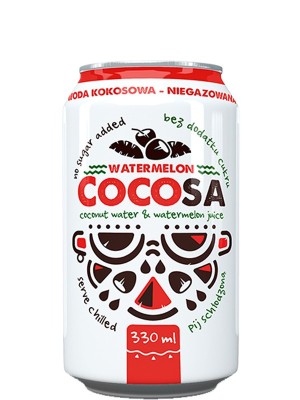 Кокосова вода з кавуновим соком Cocosa, Mipama, ж/б, 330мл