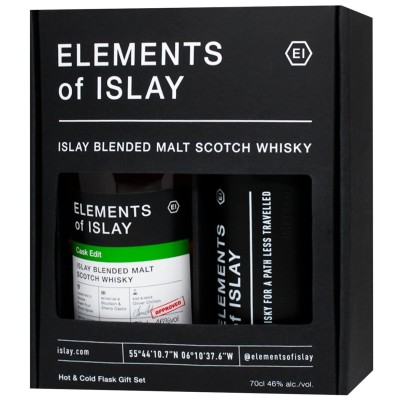 Віскі купажований солодовий Speciality Drinks Elements of Islay Flask Pack 0,7 л