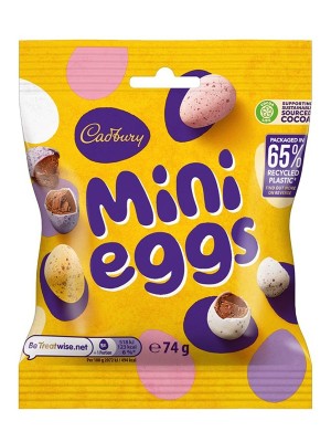 Асорті шоколадних драже у формі яєць, Cadbury, 74г