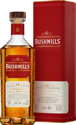 Віскі Bushmills Single Malt 14 YO Malaga 0.7 л 40% у подарунковій упаковці
