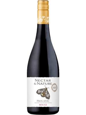 Вино Нектар і Натюр, Руж / Nectar & Nature, Rouge, червоне сухе 0.75л