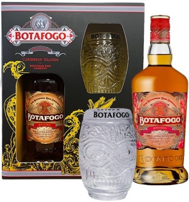 Набір Ром Botafogo Spiced 0.7 л 40% + склянка 500 мл