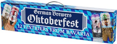 Подарунковий крафтовий набір пива Kalea German Brewer's Oktoberfest світле 0,5 л x 12 шт