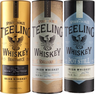 Набір віскі Teeling Small Batch 0.7 л 46% + Teeling Single Grain 0.7 л 46% + Teeling Single Pot Still 0.7 л 46%