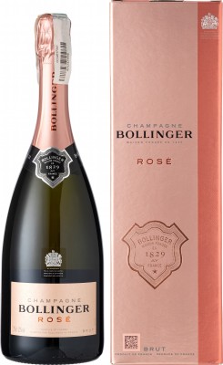 Шампанське Champagne Bollinger Розе рожеве брют 0.75 л 12.5% в подарунковій упаковці