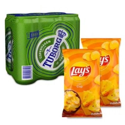Смачна пропозиція «Пиво Tuborg Green та Lay's зі смаком сиру»