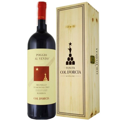 Вино сухе червоне Col d'Orcia Poggio al Vento Brunello di Montalcino Riserva 2004 1,5 л