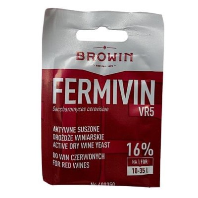 Дріжджі винні Fermivin VR5 для червоних фруктових та виноградних вин