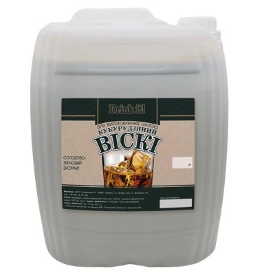 Екстракт Drink it Кукурудзяний віскі солодово-зерновий 14 кг
