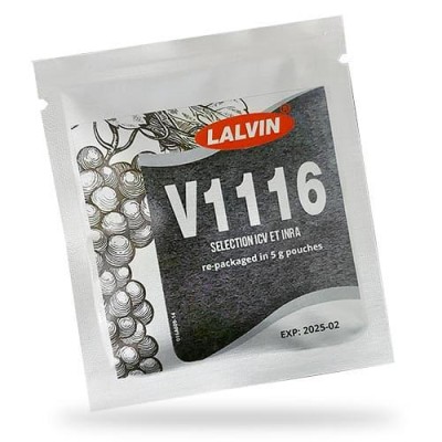Дріжджі винні універсальні Lalvin V1116 K1 для червоних/білих вин/сидра
