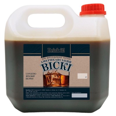 Екстракт Drink it Американський віскі солодово-зерновий 4 кг