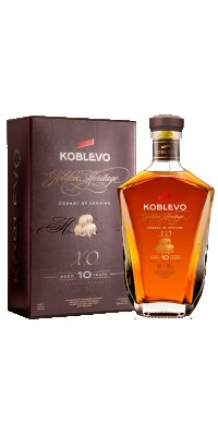 Коньяк України марочний KOBLEVO GOLDEN HERITAGE ХО 10 років 40% 0.5л